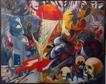 Mort et vie 1944 . 116x80cm1cm
