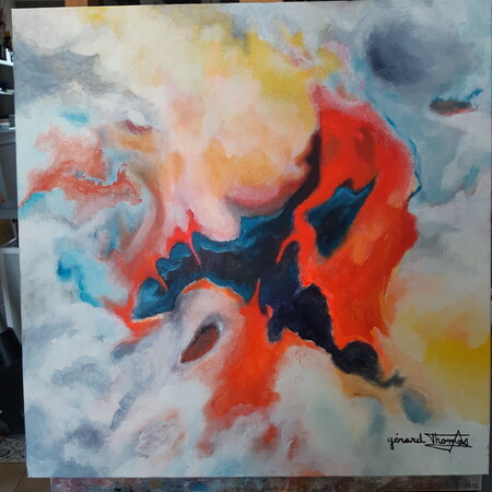 Contraste 2 .  50x50  cm