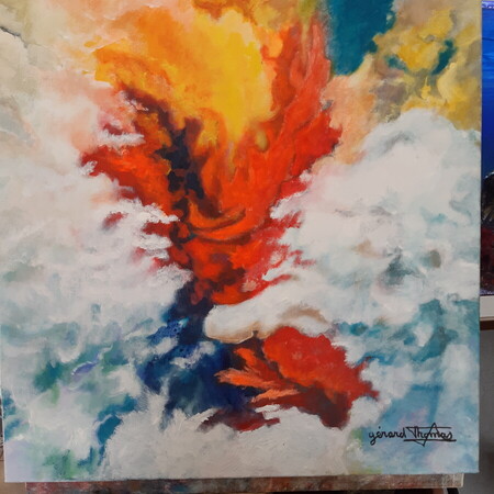 Contraste 1 .  50x50  cm
