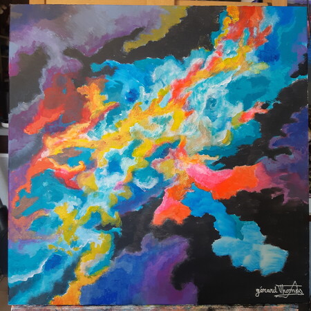 contraste 4.  50x50 cm