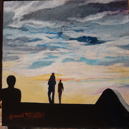 Silhouettes . 30x30cm