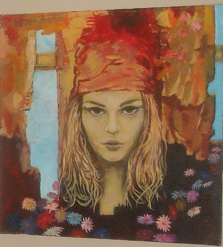 A Valescure  -  acrylique sur toile 60x60