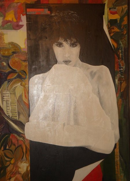 R&eacute;tro - huile sur toile - 90x116