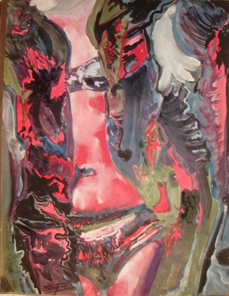 Etude de femme - 60x40