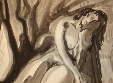 Etude de femme - 60x40