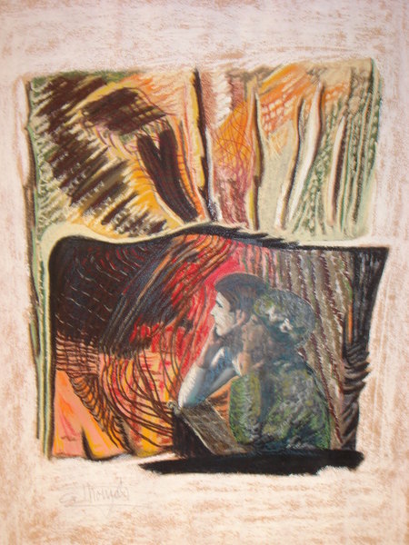 Regard commun - pastel 40x60