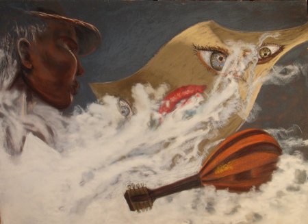 Envol - pastel 60x40